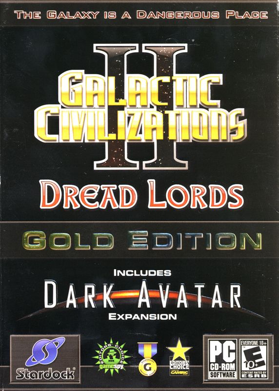 Front Cover for Galactic Civilizations II: Gold Edition (Windows)