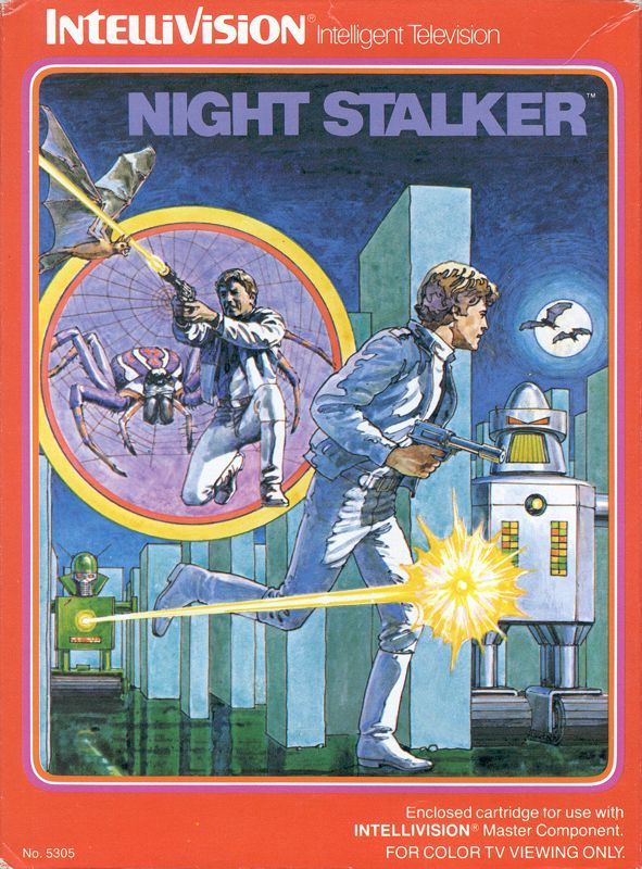 Front Cover for Night Stalker (Intellivision) (Second Release)