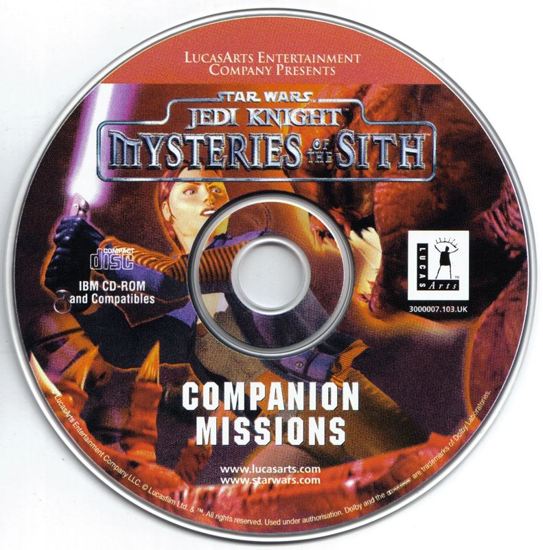 Media for Star Wars: Jedi Knight - Bundle (Windows): Mysteries of the Sith