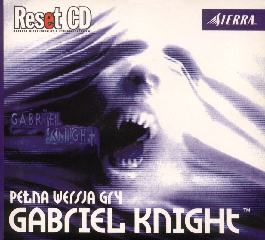 Front Cover for Gabriel Knight: Sins of the Fathers (DOS and Windows 3.x) (Reset CD magazine #5/2001 covermount)