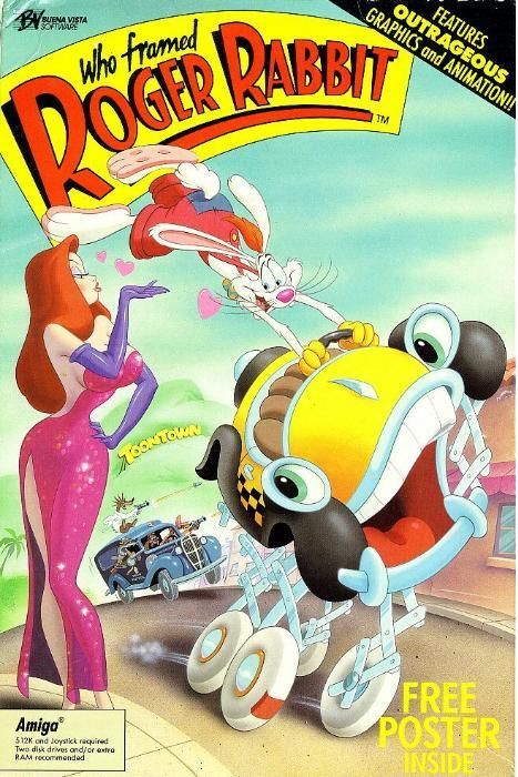 Front Cover for Who Framed Roger Rabbit (Amiga)