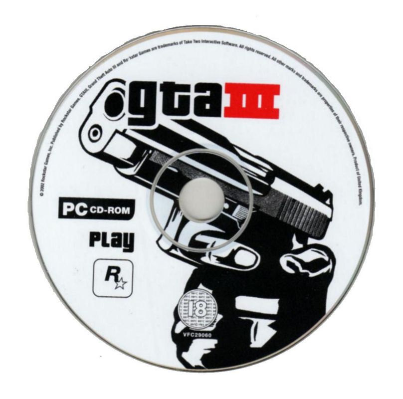 Media for Grand Theft Auto III (Windows): Disc 2/2