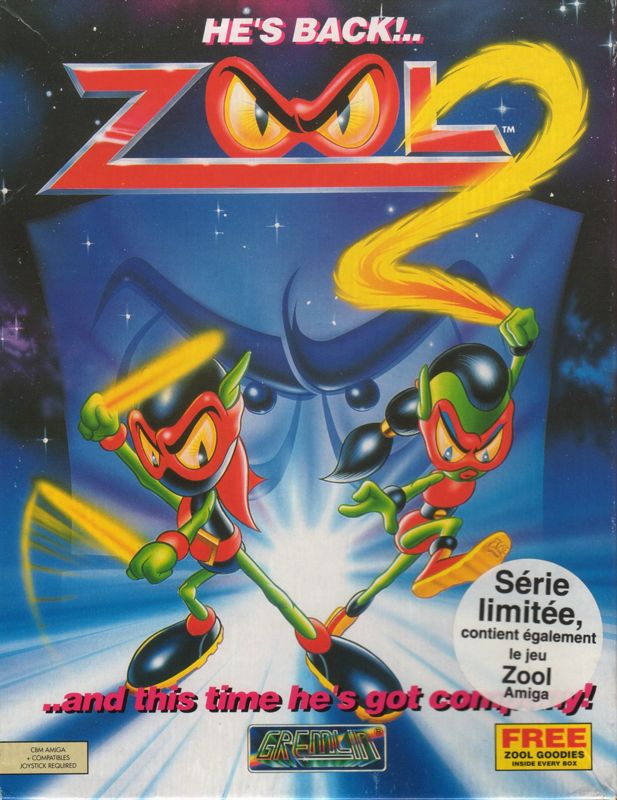 Front Cover for Zool 2 (Amiga)