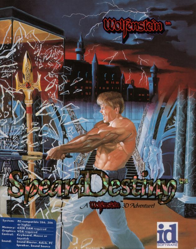 Front Cover for Spear of Destiny (DOS) (3.5" Floppy Disk release)