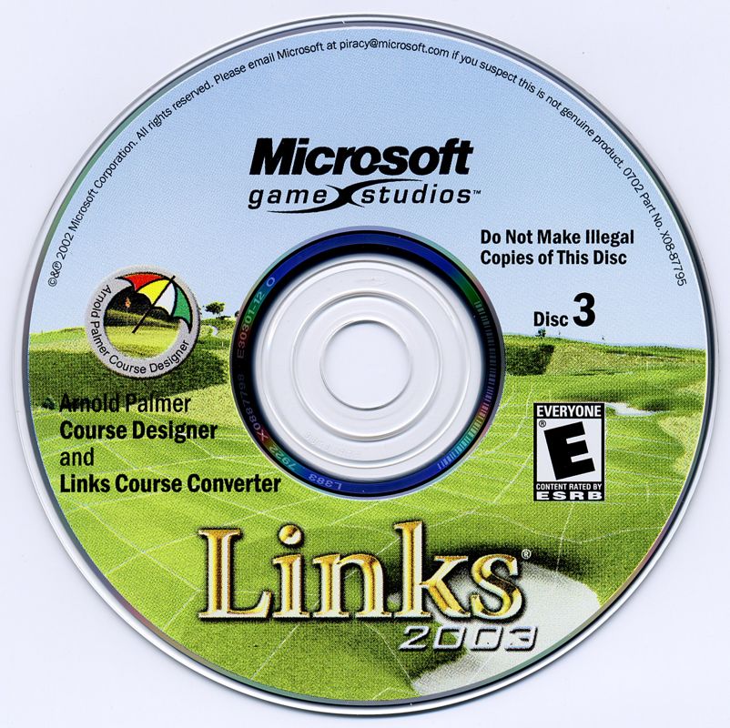 Media for Links 2003 (Windows): Disc 3
