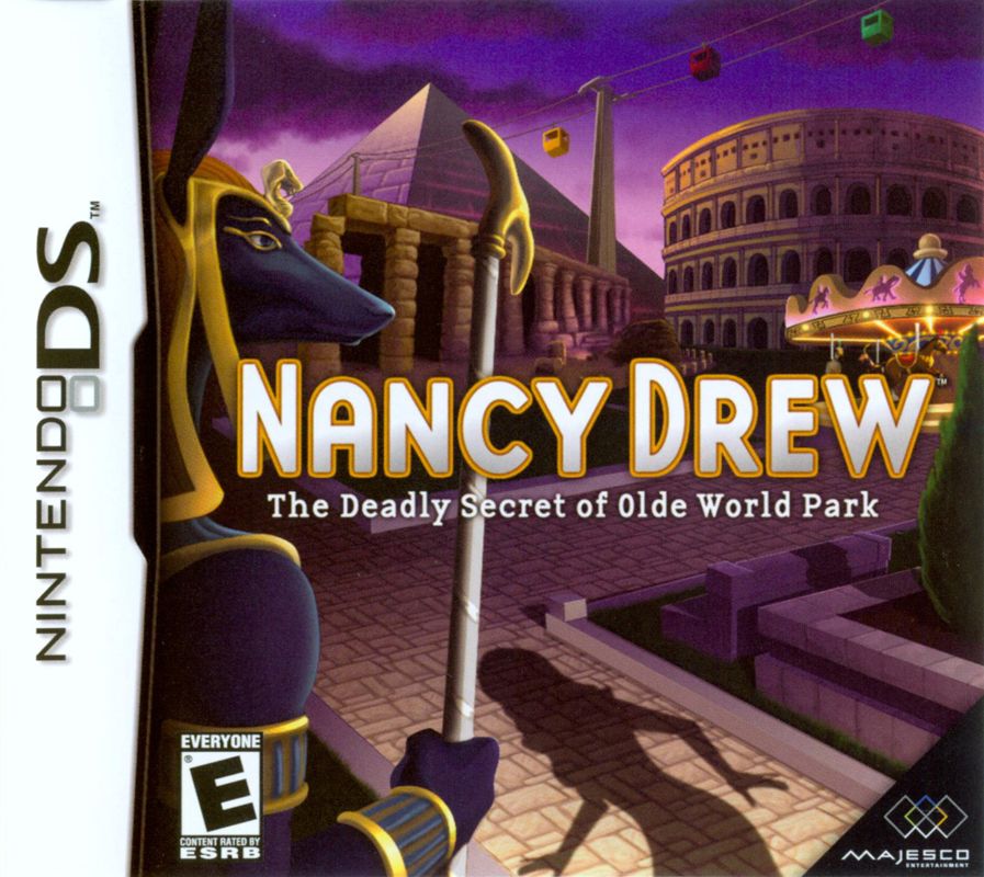 Secret old. Нэнси Дрю компьютерная игра. Nancy Drew: the Deadly Secret of Olde World Park. Нэнси Дрю на Нинтендо. Нэнси Дрю и парк.