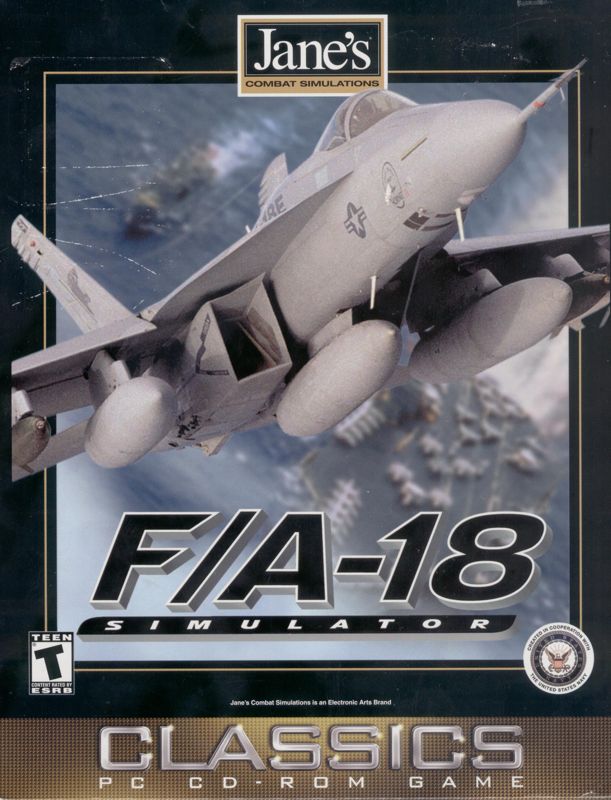 Front Cover for Jane's Combat Simulations: F/A-18 Simulator (Windows) (EA Classics release)