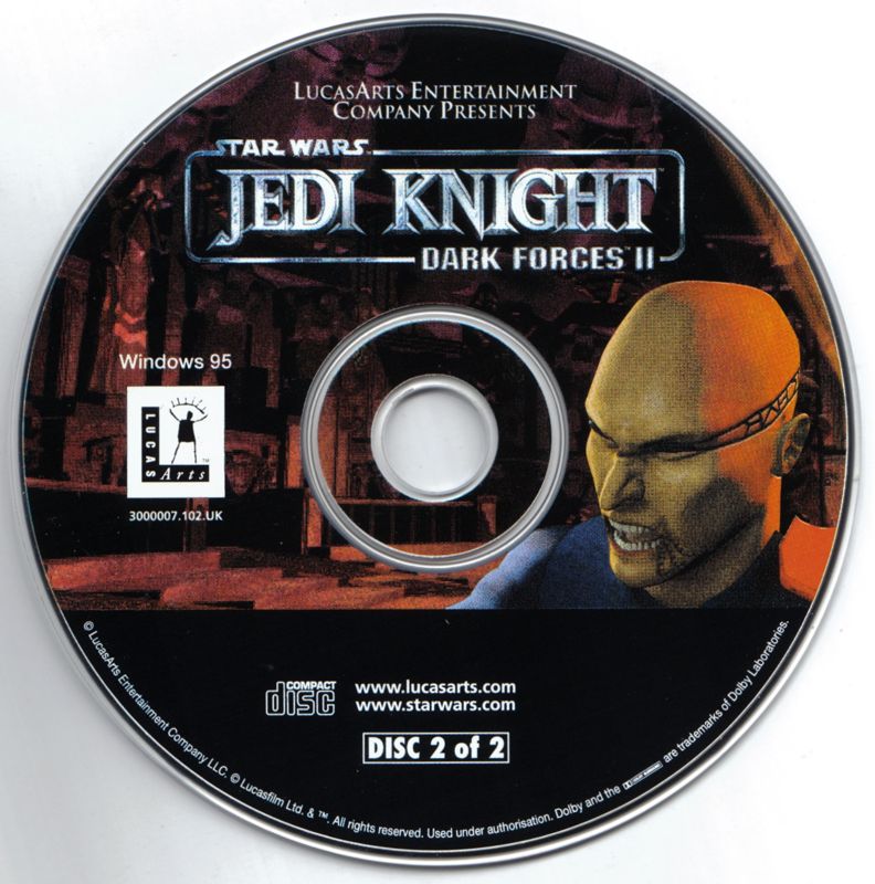 Media for Star Wars: Jedi Knight - Bundle (Windows): Dark Forces II Disc 2