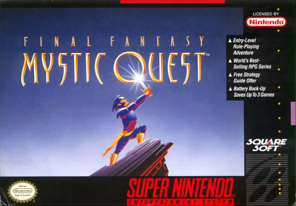 Front Cover for Final Fantasy: Mystic Quest (SNES)