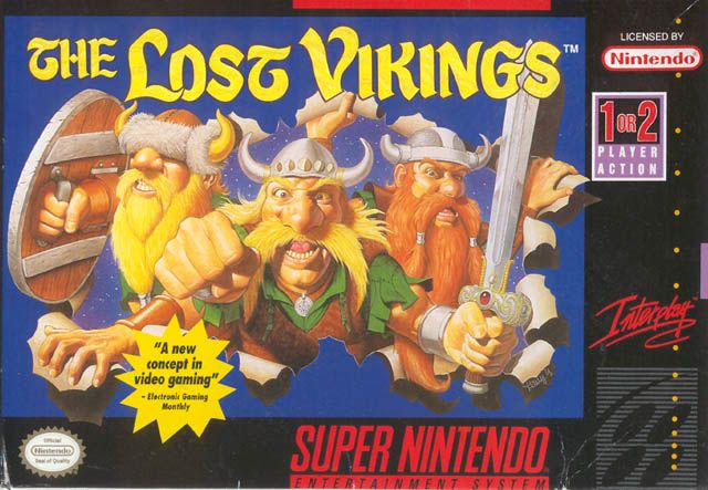 Front Cover for The Lost Vikings (SNES)