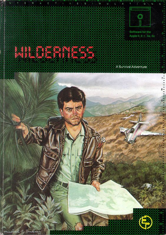 Front Cover for Wilderness: A Survival Adventure (Apple II)