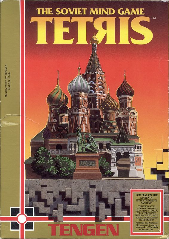 Front Cover for Tetris (NES) (Unlicensed Tengen Release)