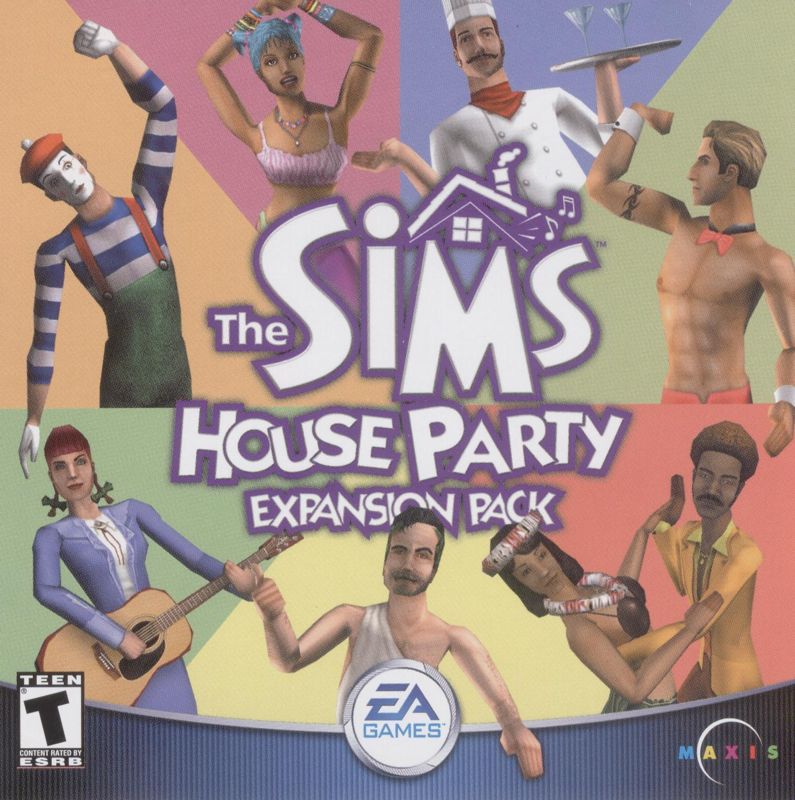 The Sims: House Party cover or packaging material - MobyGames