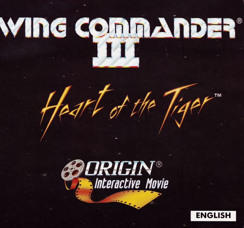 Other for Wing Commander III: Heart of the Tiger (DOS): CD Folder - Front
