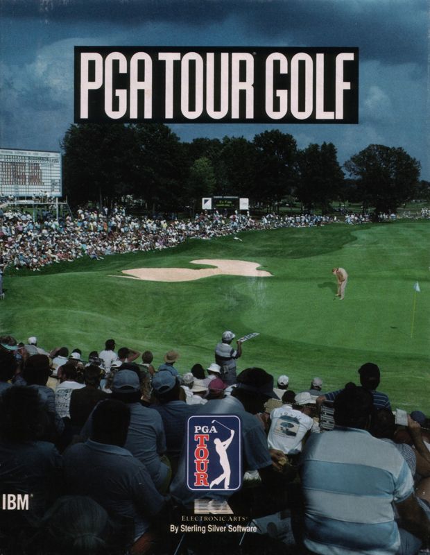 Front Cover for PGA Tour Golf (DOS) (5.25" Floppy Disk release)
