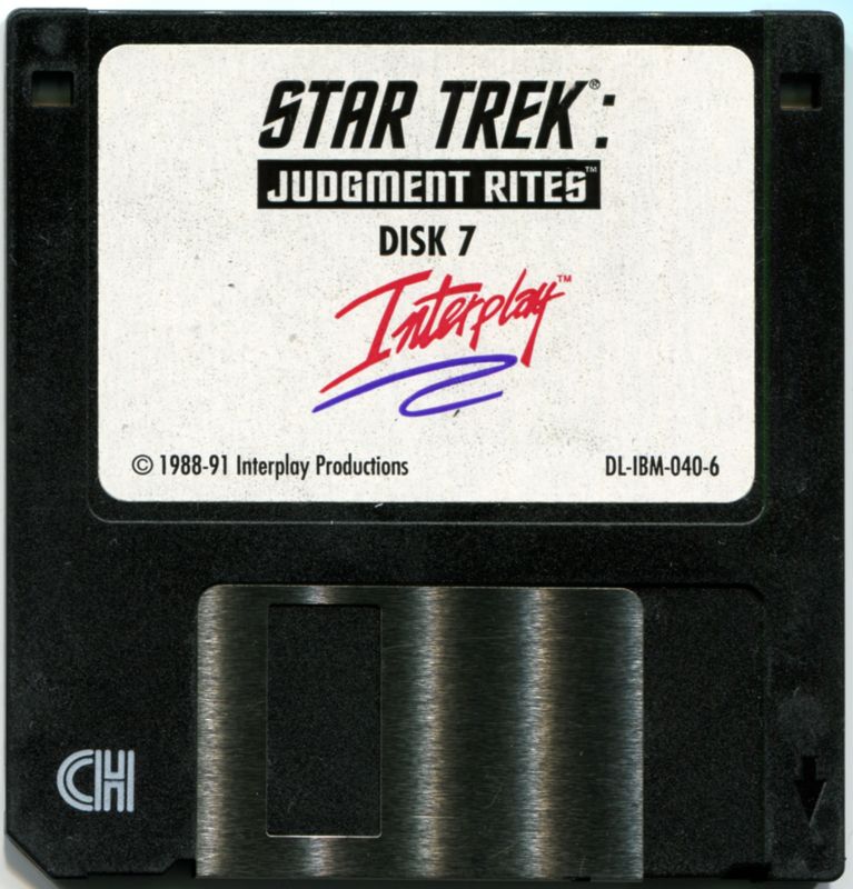Media for Star Trek: Judgment Rites (DOS) (3.5" FD version): Disk 7