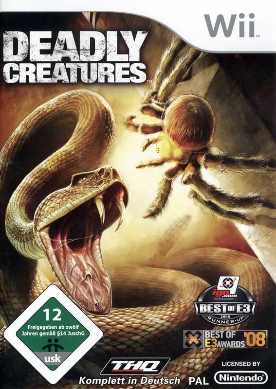 Front Cover for Deadly Creatures (Wii)