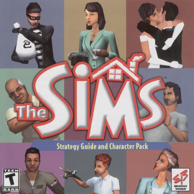 Front Cover for The Sims (Windows) (Bonus Character Pack - See Trivia.)