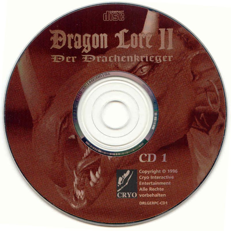 Media for Dragon Lore II: The Heart of the Dragon Man (DOS): Disc 1/3