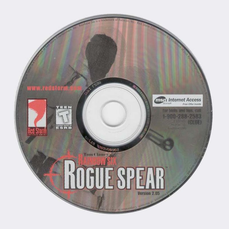 Media for Tom Clancy's Rainbow Six: Rogue Spear - Platinum Pack (Windows): Rogue Spear Game Disc
