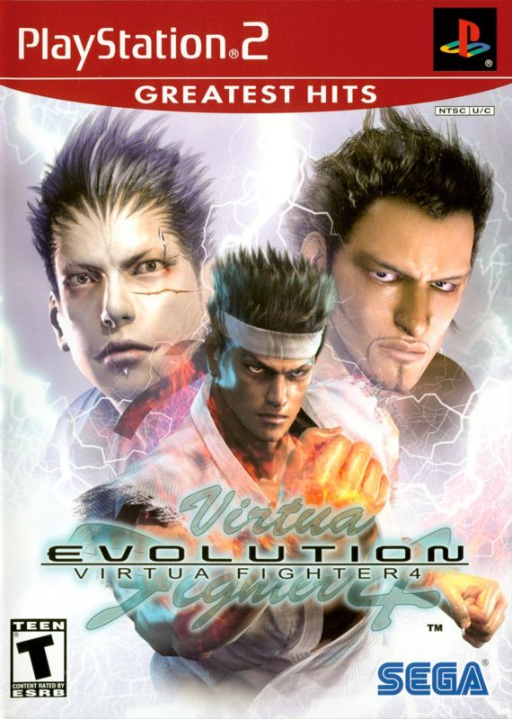Front Cover for Virtua Fighter 4: Evolution (PlayStation 2) (Greatest Hits Release)