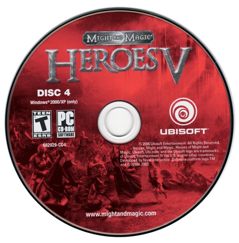 Media for Heroes of Might and Magic V (Windows): Disc 4