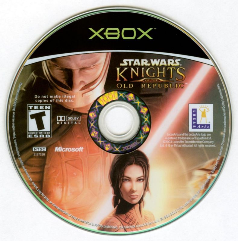 Media for Star Wars: Knights of the Old Republic (Xbox)