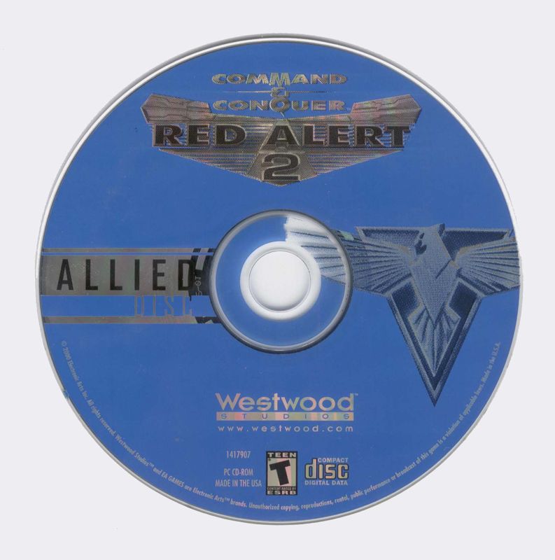Command & Conquer: Red Alert 2 cover or packaging material - MobyGames