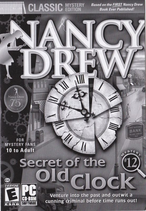 Manual for Nancy Drew: Secret of the Old Clock (Windows): Front