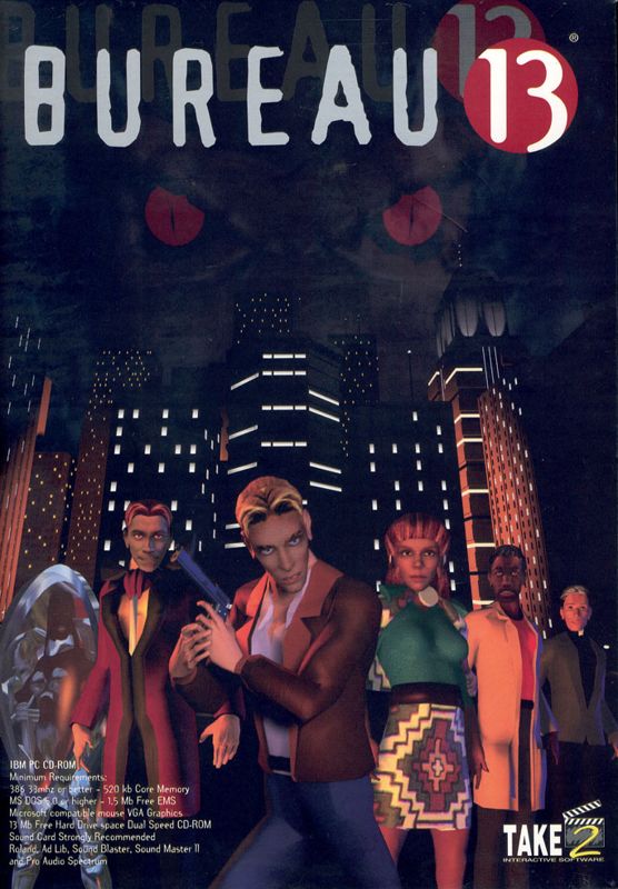 Front Cover for Bureau 13 (DOS)