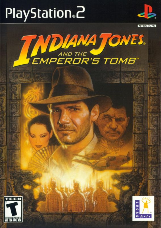 Front Cover for Indiana Jones and the Emperor's Tomb (PlayStation 2)