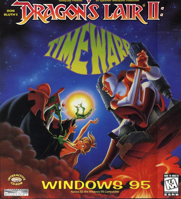 Front Cover for Dragon's Lair II: Time Warp (Windows)