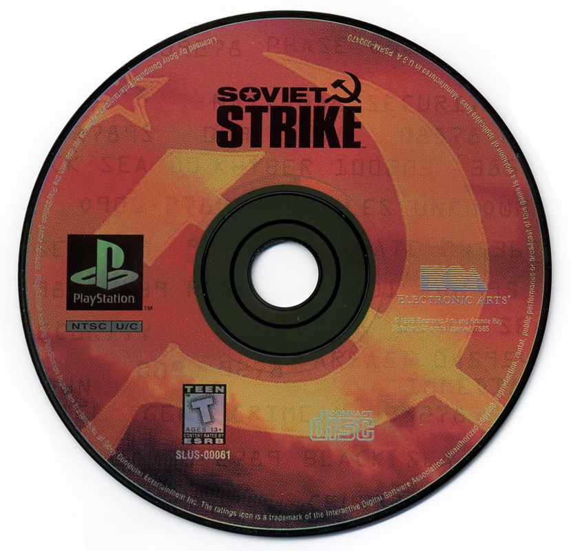 Media for Soviet Strike (PlayStation)