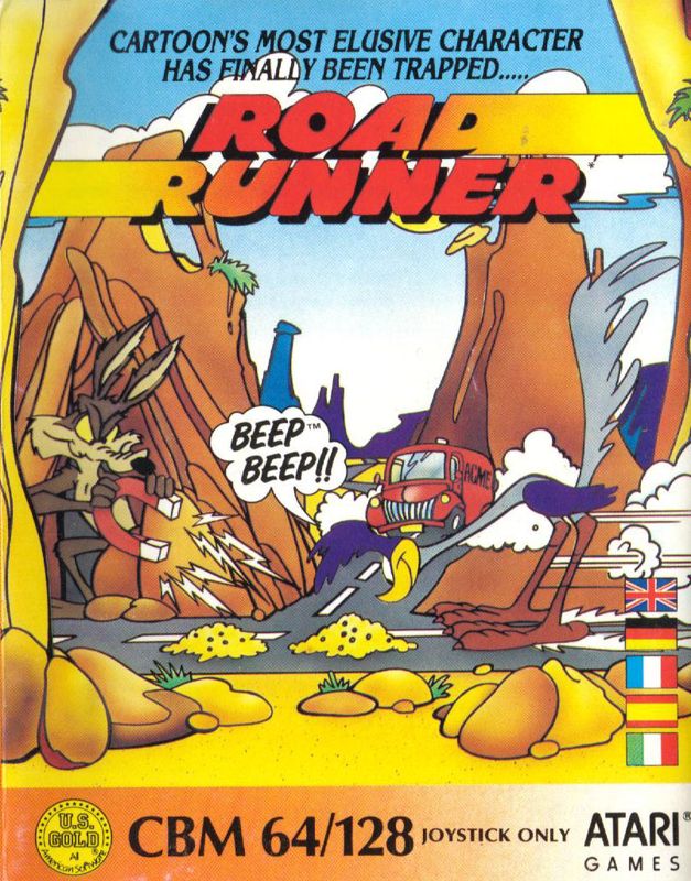 Front Cover for Road Runner (Commodore 64)