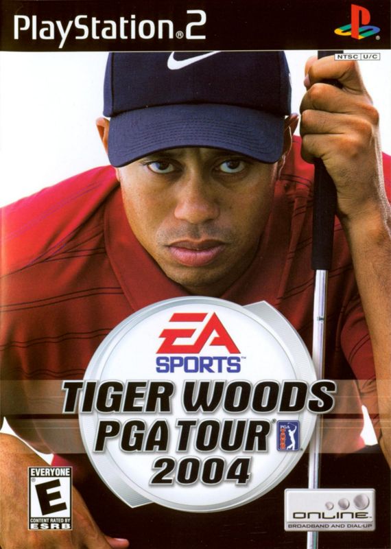 Front Cover for Tiger Woods PGA Tour 2004 (PlayStation 2)