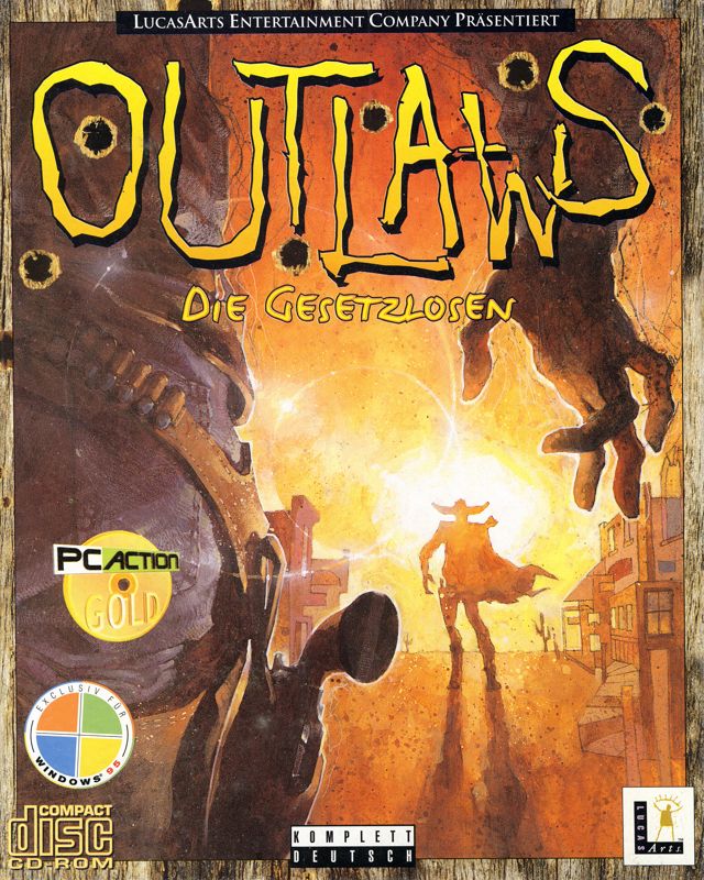 Front Cover for Outlaws (Windows)