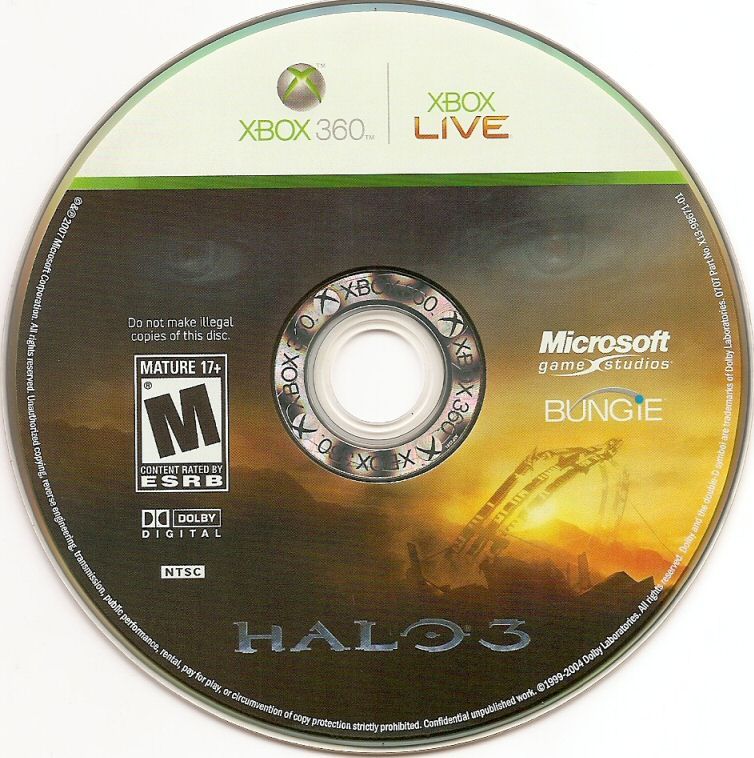 Halo 3 cover or packaging material - MobyGames