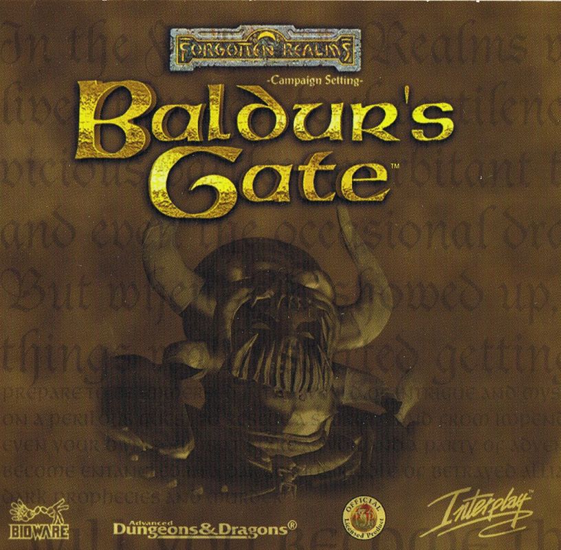 Other for Baldur's Gate (Windows): Cardboard Case - Front