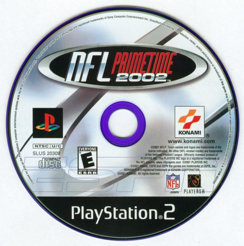 Media for ESPN NFL Primetime 2002 (PlayStation 2)