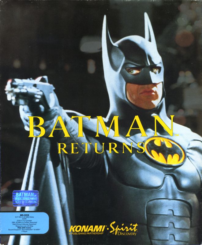 Front Cover for Batman Returns (DOS)
