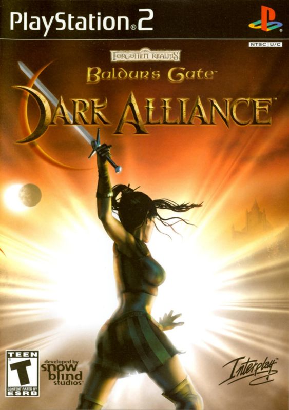 Front Cover for Baldur's Gate: Dark Alliance (PlayStation 2)