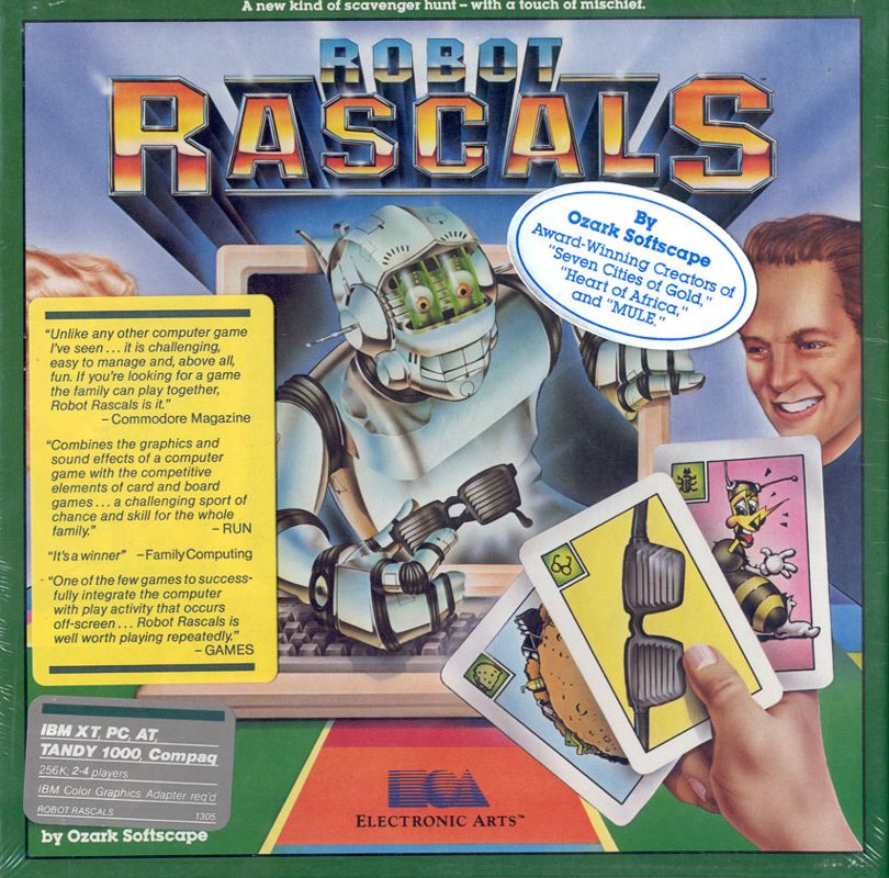 Front Cover for Robot Rascals (DOS)