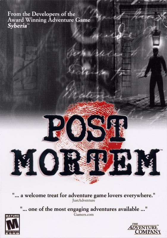 Front Cover for Post Mortem (Windows)