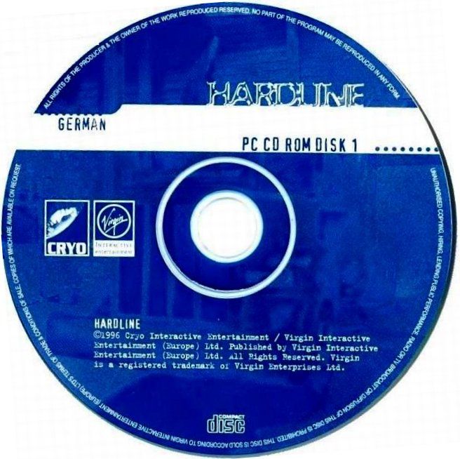 Media for Hardline (DOS): Disc 1