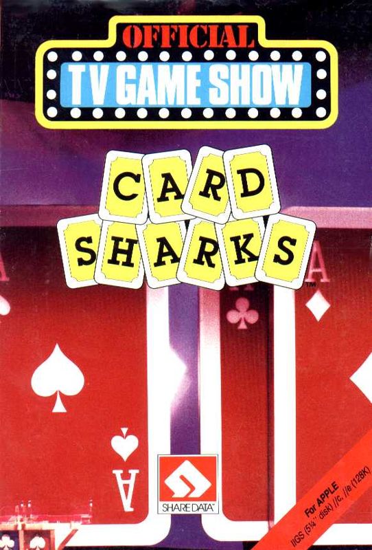 Front Cover for Card Sharks (Apple II)