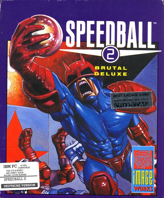 Speedball 2: Brutal Deluxe cover or packaging material - MobyGames