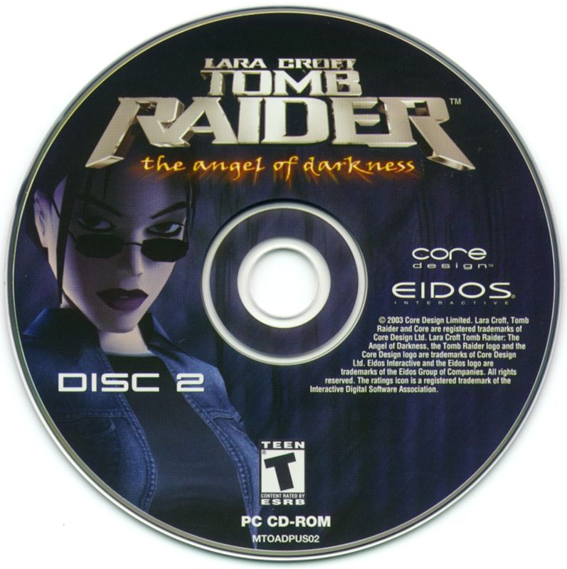 Media for Lara Croft: Tomb Raider - The Angel of Darkness (Windows): Disc 2