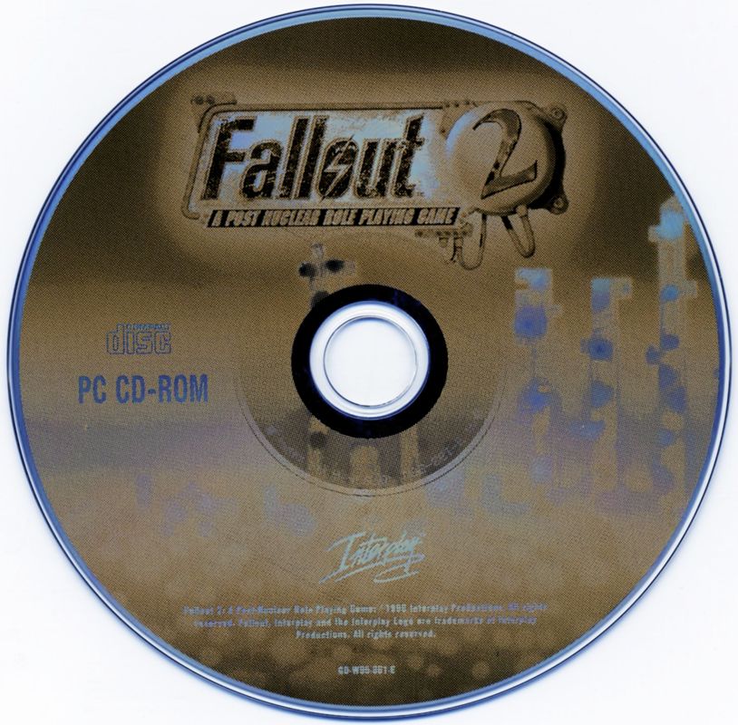 Media for Planescape: Torment / Baldur's Gate / Fallout 2 (Windows): Fallout 2 - Disc