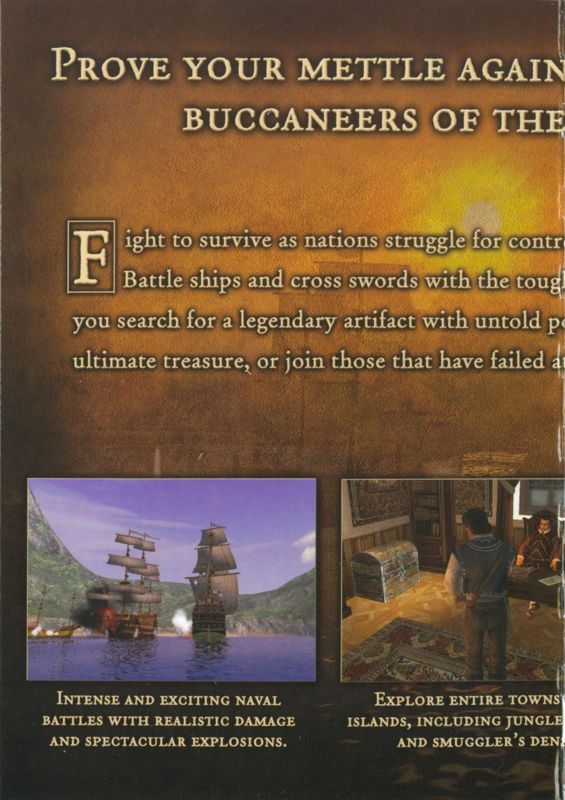 Inside Cover for Pirates of the Caribbean (Windows): Left Flap