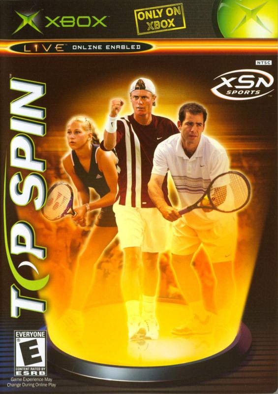 Front Cover for Top Spin (Xbox)